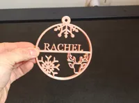 Décoration de sapin de Noël personnalisable — photo 2