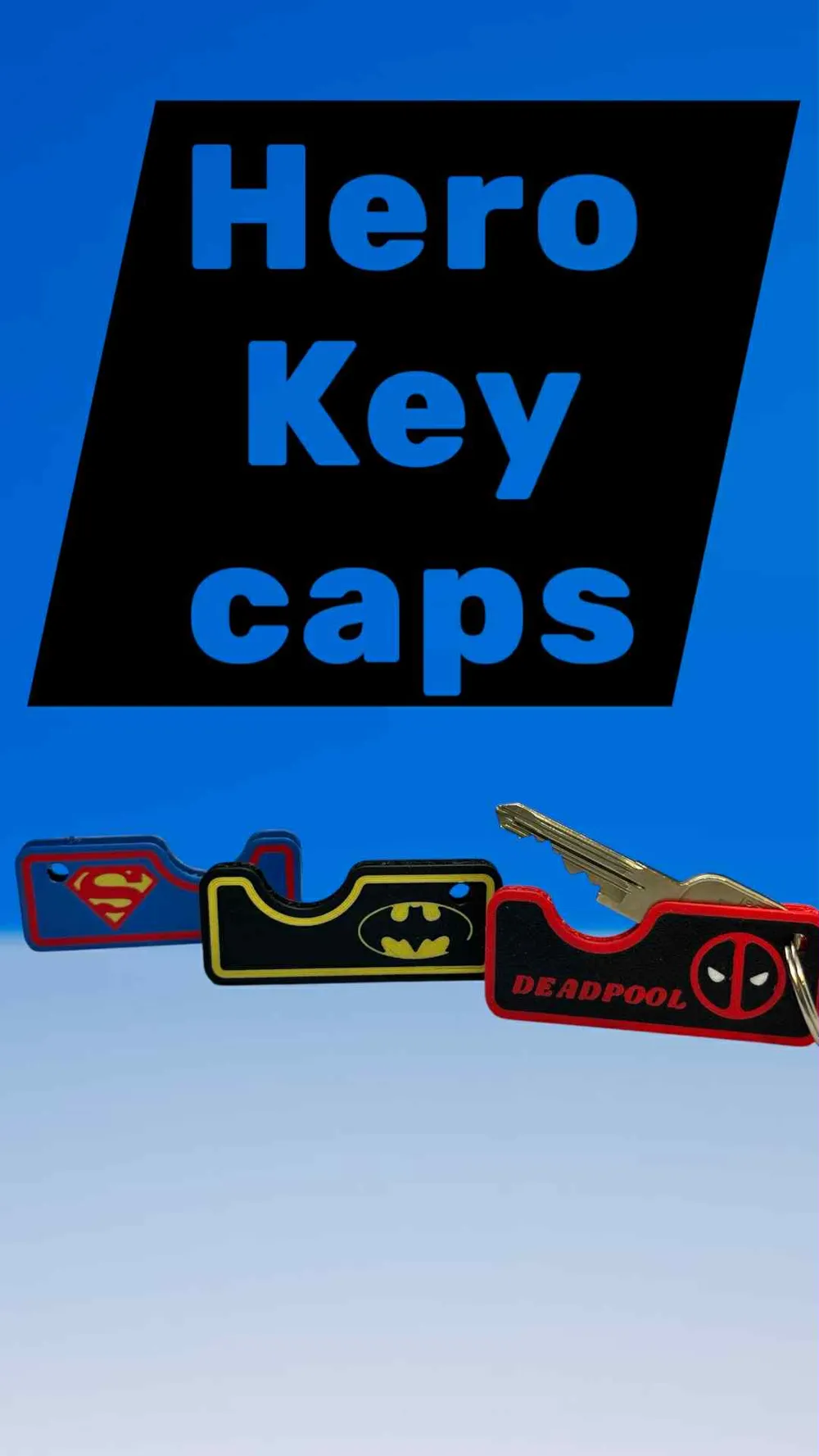HERO Key Covers – 13 DESIGNS AND MORE COMING! - Free 3D Print Model ...