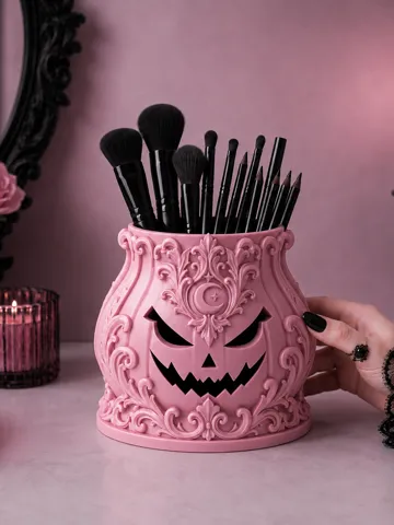 Accesorio de iluminación decorativa: Goth Halloween Samhain organizere Tealight Holder — vista de referencia 2