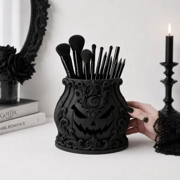 Accesorio de iluminación decorativa: Goth Halloween Samhain organizere Tealight Holder — vista de referencia 4