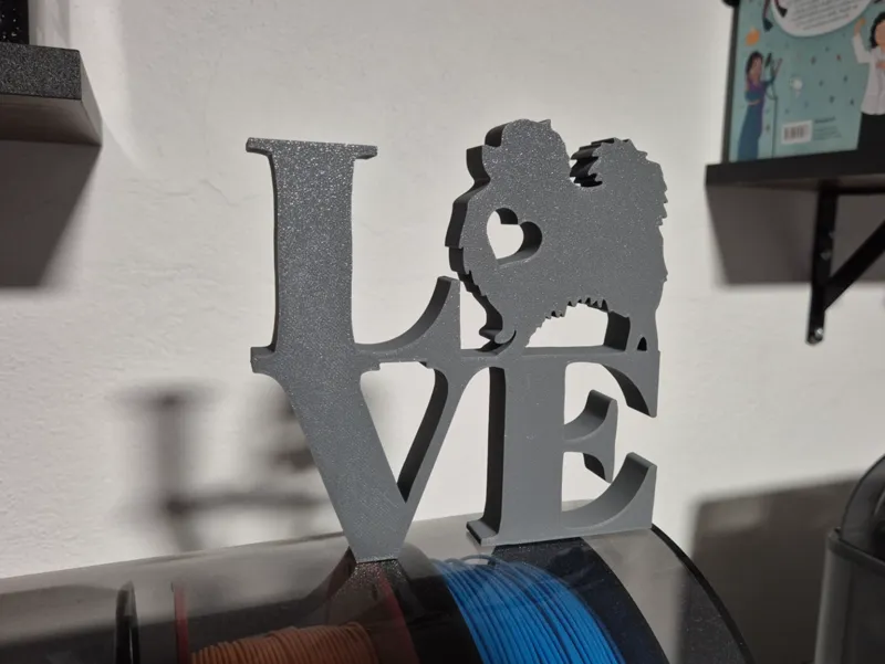 I love Pomeranian (standing decor)