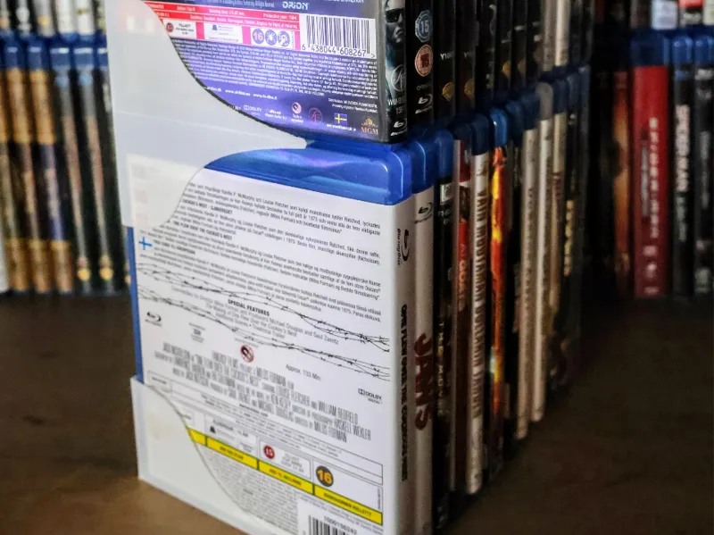 Slim Blu-Ray rack