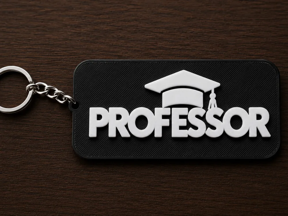 Llavero: Chaveiro Professor - Acessório Profissional. Referencia del modelo original.