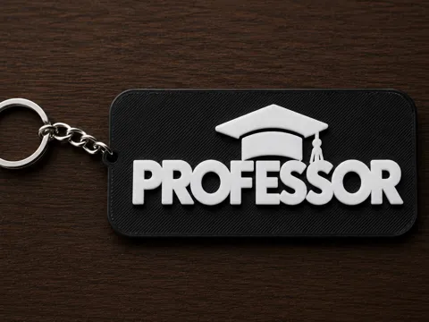 Llavero: Chaveiro Professor - Acessório Profissional — referencia de MakerWorld