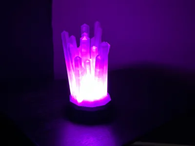 Crystal lamp LED Kit 001/Battery powered