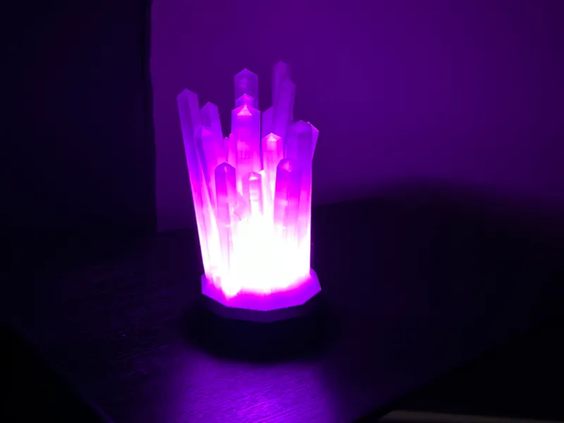 Crystal lamp LED Kit 001/Battery powered