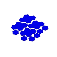 Terrain hexagonal effet eau pour jeux de rôle et de figurines — photo 5