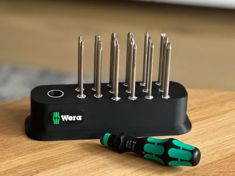 Tool and bit stand for Wera Kraftform Kompakt 60