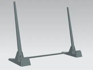 Lightweight 12 inch record Stand
