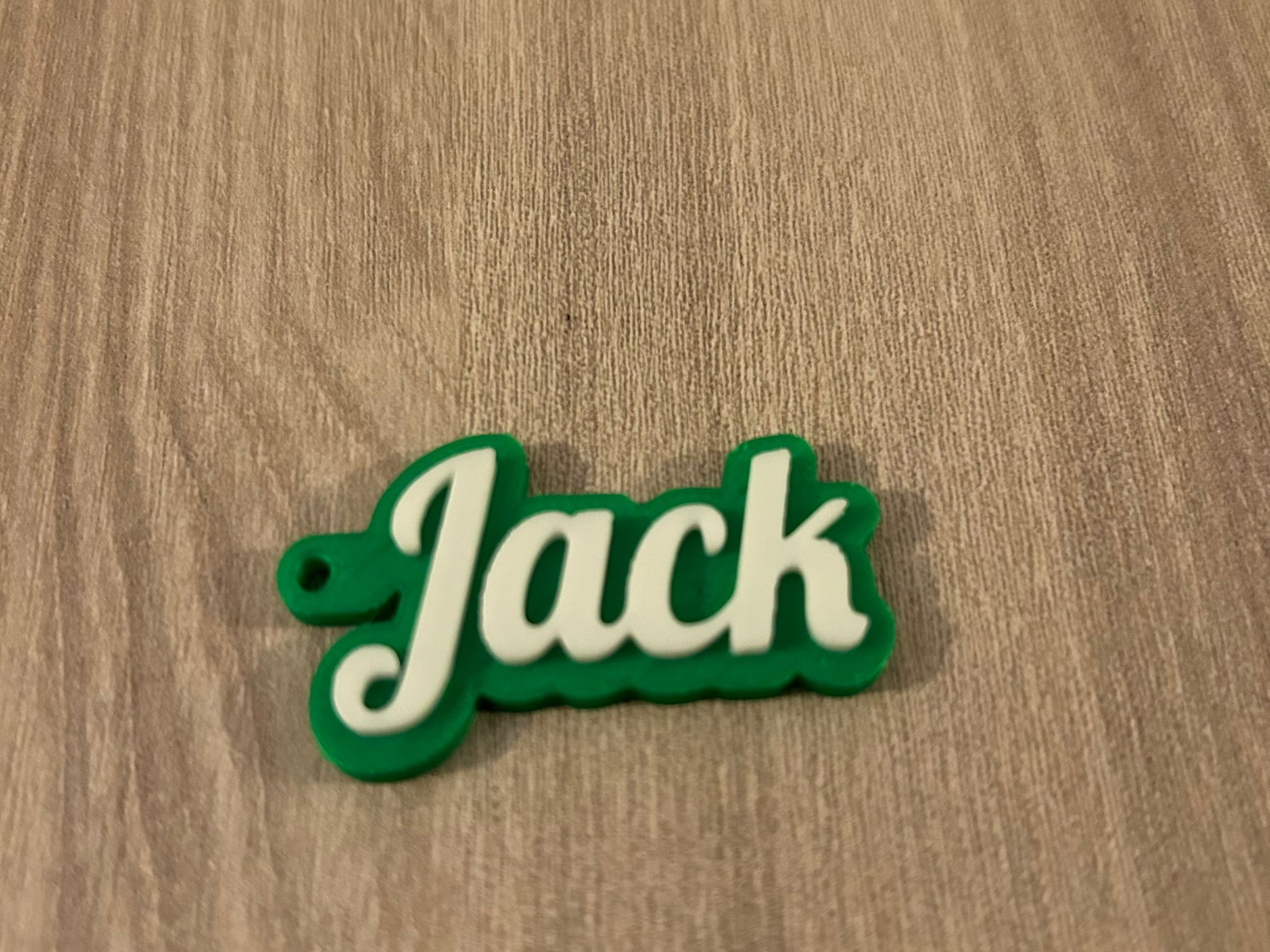 Jack name keychain