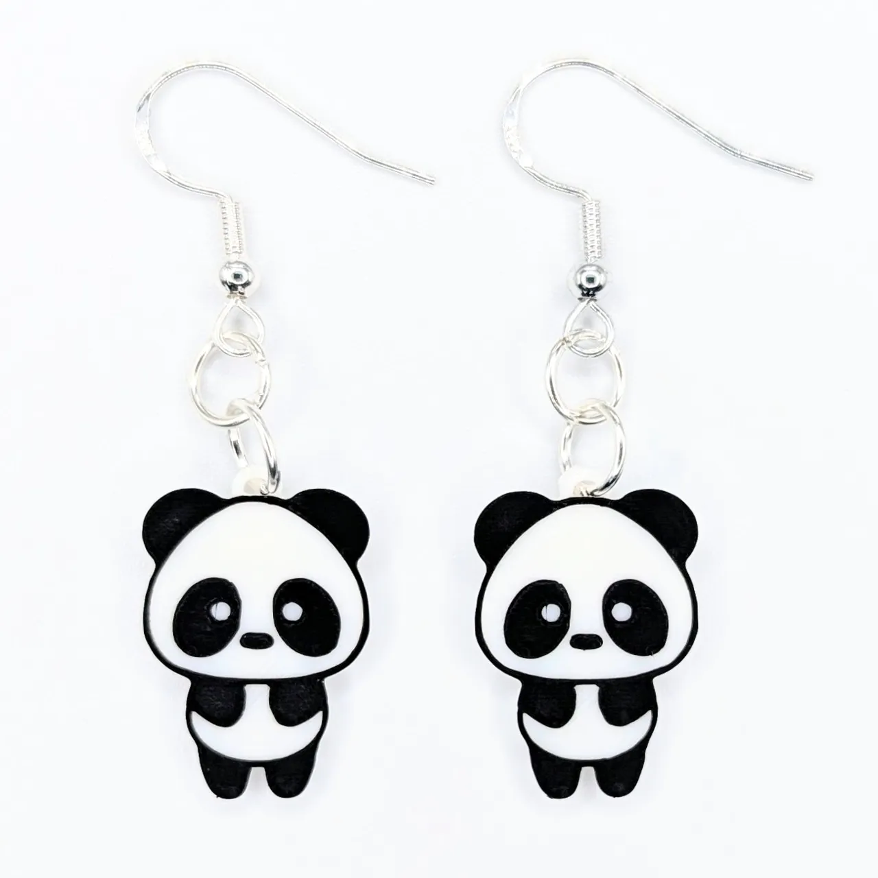 Cute Tiny Panda Earrings - Panda 5 by Amanda Roos view 4