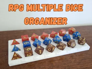 Dice Tray for DnD up to 7 sets