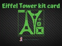 Mini Tour Eiffel - kit card — photo 2