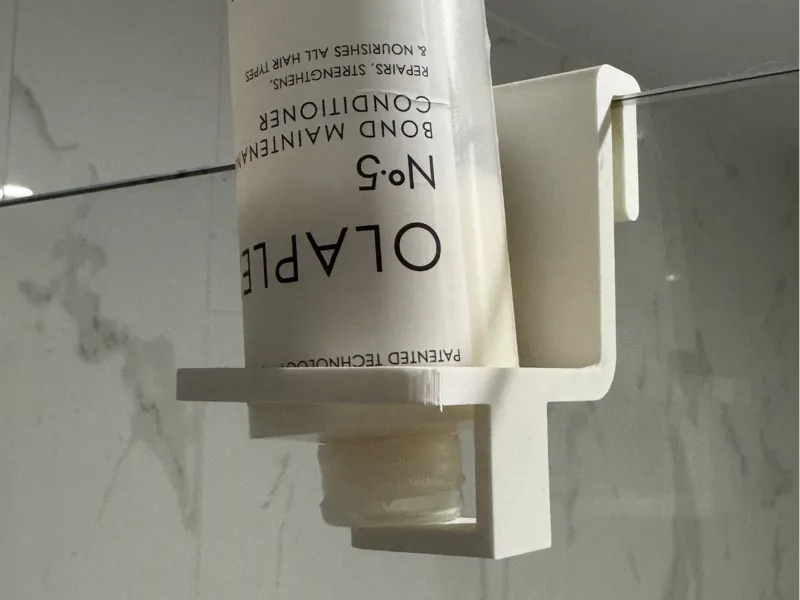 Hanger for Olaplex No.5 for shower glass