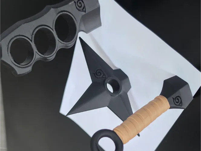 Naruto Shuriken / Kunai / Chakra-Klinge