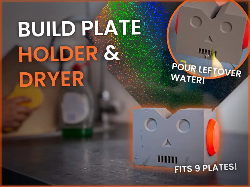 Build Plate Holder & Drying Stand