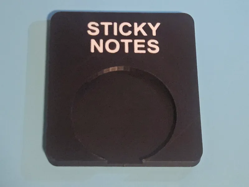 Circle Sticky Notes Holder