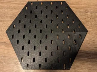 Hexagon Pegboard SKADIS fits with Acoustic Panels