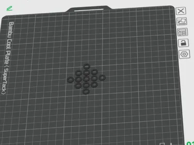 Scan Marker (two-part, PETG, Black/White) 