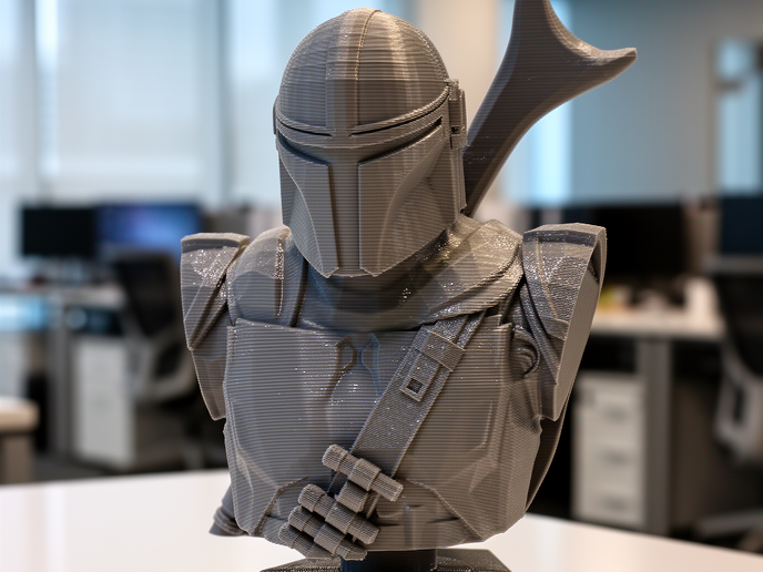 Star Wars Mandalorian Bust