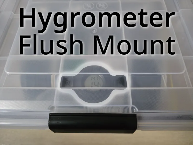 FLush Mounted Hygrometer Holder