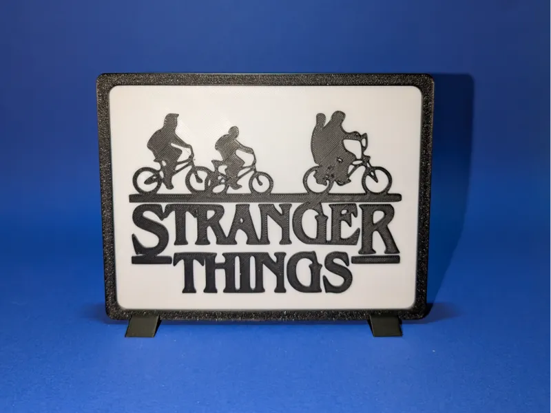 stranger things wall art