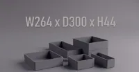 W264 x D300 x H44 - Containers