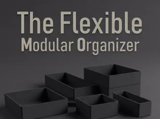 Modular Containers & Inserts for Stackable Drawers