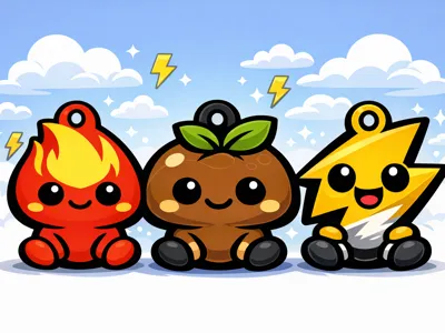 Spirit Keychains Set