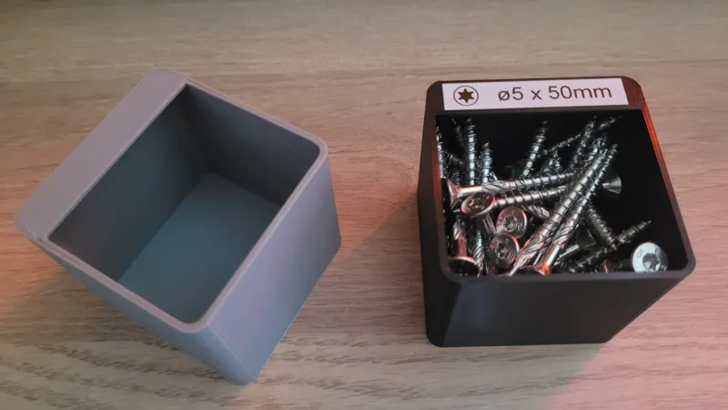 Boite de rangement paramétrique (Fusion360)