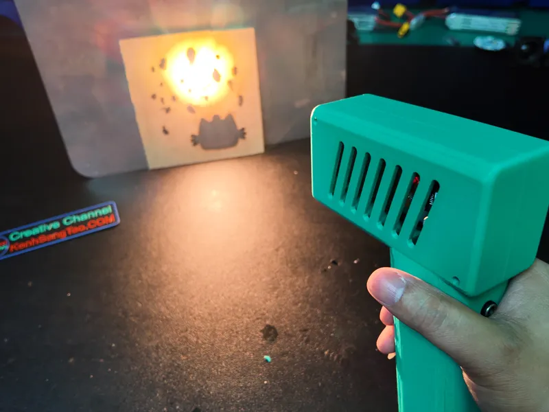 90W Laser Burner – Destroys Materials in Seconds