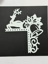 Cache d'angle de porte renne de Noël — photo 2