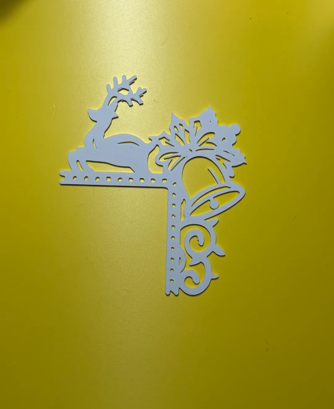 Cache d'angle de porte renne de Noël