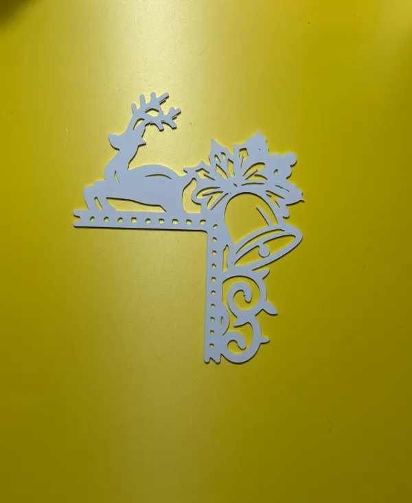 Cache d'angle de porte renne de Noël