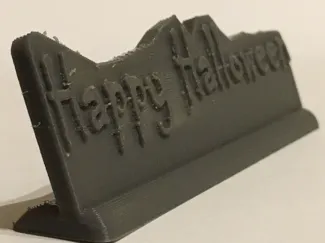 Happy Halloween Schild