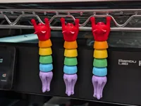 30 Rainbow cats with embedded magnet