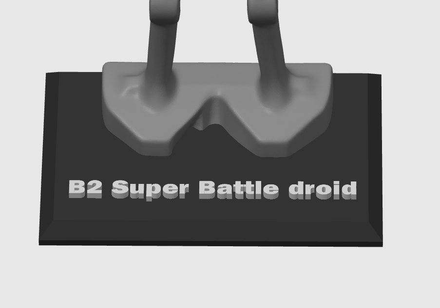 Miniatura 2 do modelo 3D B2 SUPER BATTLE DROID