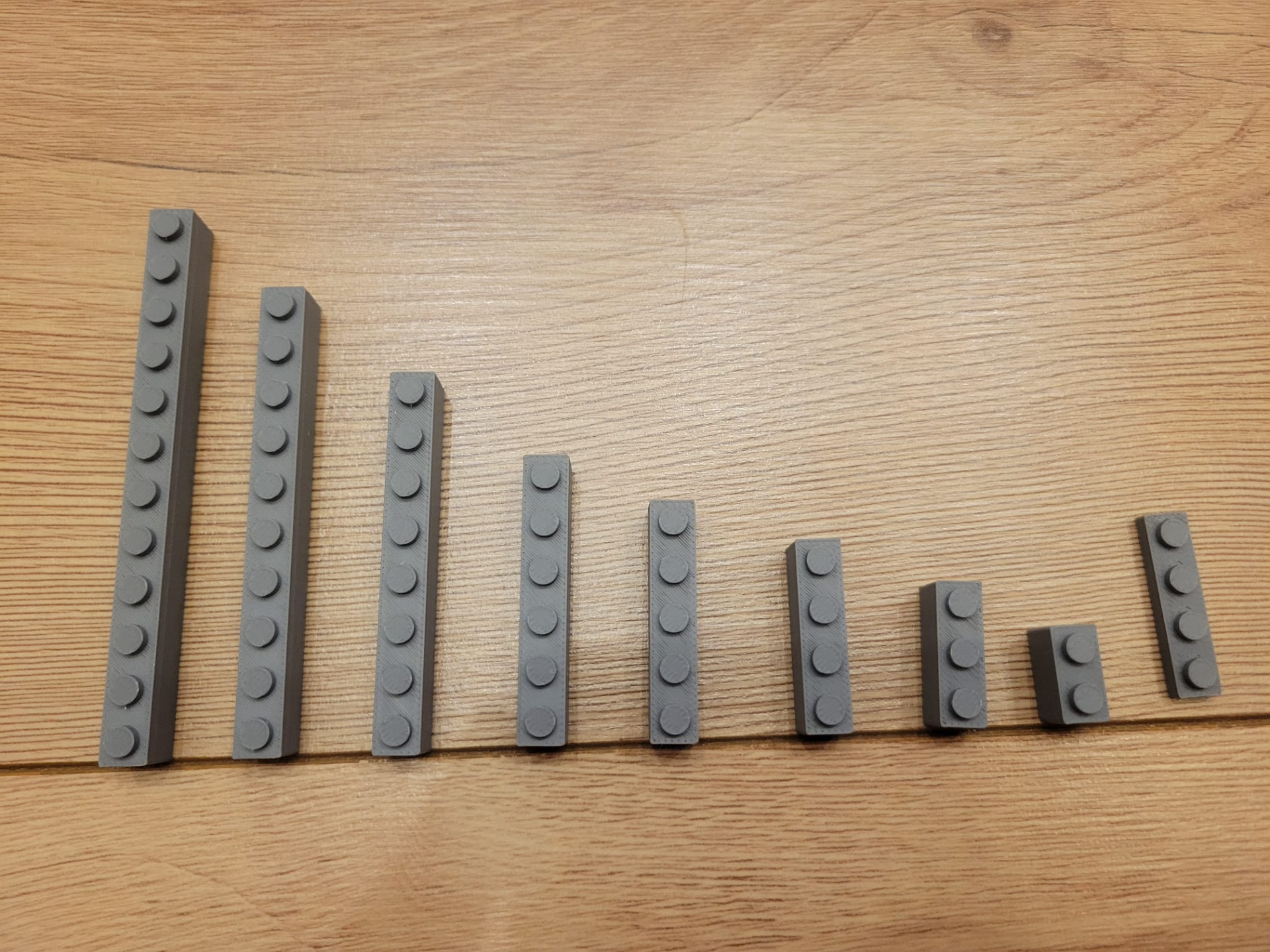 Legos-compatible Brick Collection (1xN)