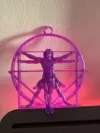 WITHOUT SUPPORTS AND HANGING IT ALSO HAS A TRIANGLE