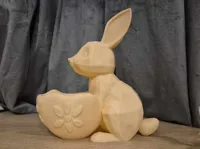 Lapin de Pâques avec coupelle — photo 2