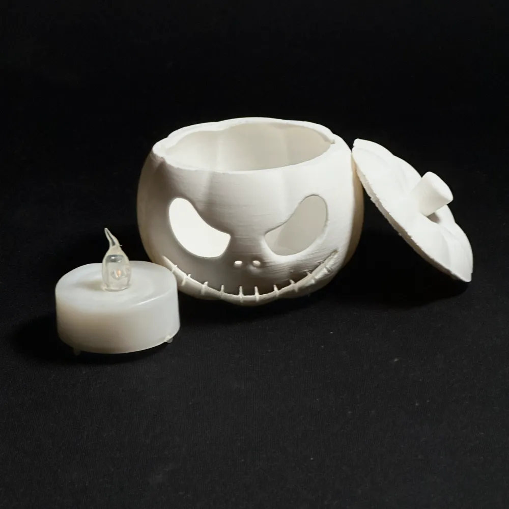 Jack Pumpkin LED Tea Light Lantern by GiantkillerMakerWorld: Download ...
