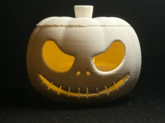 Jack Pumpkin LED Tea Light Lantern