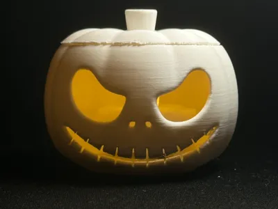 Jack Pumpkin LED Tea Light Lantern