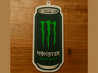 MONSTER ENERGY DRINK | Keychain | Color version