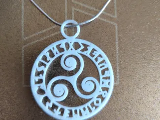 Triskelion Rune Pendant
