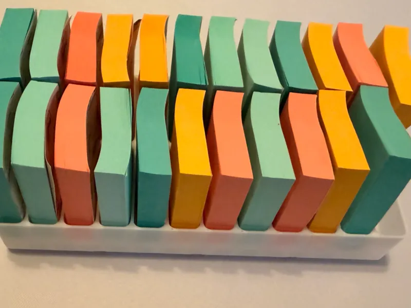 Mini Post It Note Container Gridfinity 2x4