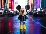 Фигурка на Mickey Mouse в уличен стил