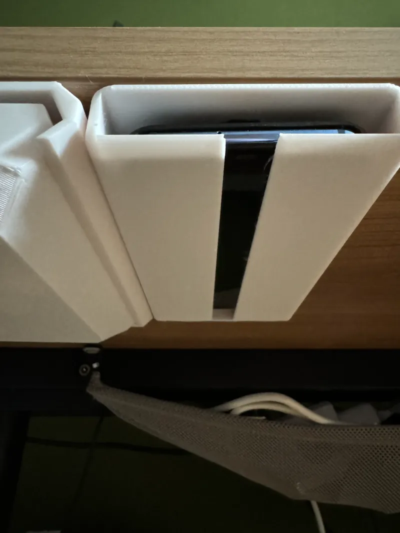 Phone under desk mount