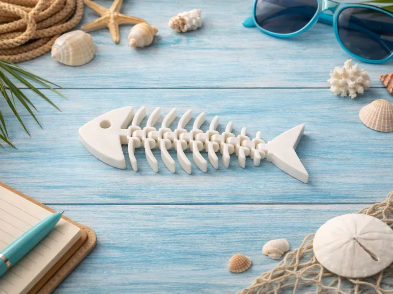 Articulated Fish with no mouth