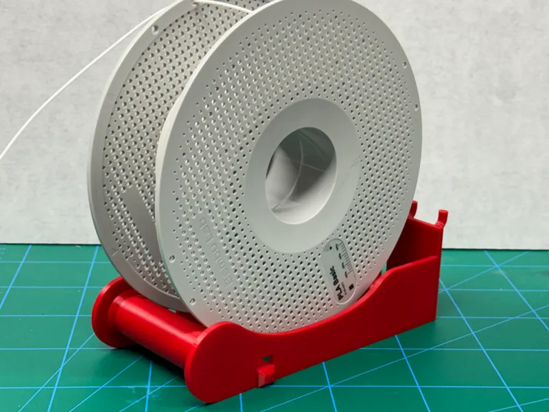 Filament Spool Roller for Pegboard